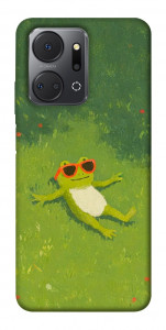 Чехол Лягушачий chill для Huawei Honor X7a