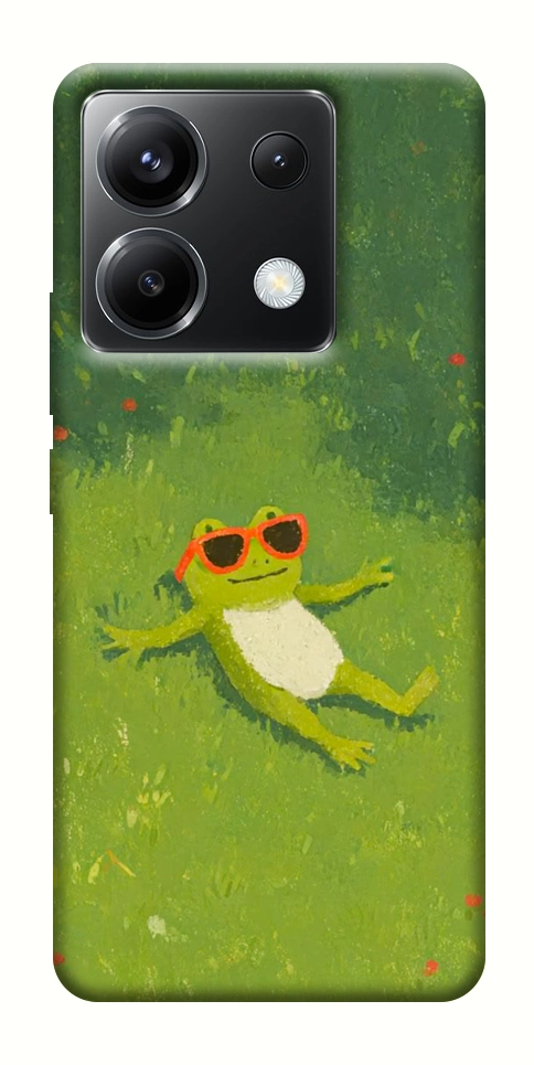 Чехол Лягушачий chill для Xiaomi Poco X6