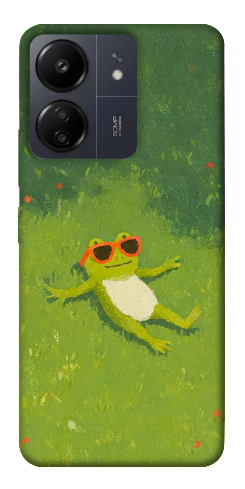 Чехол Лягушачий chill для Xiaomi Poco C65