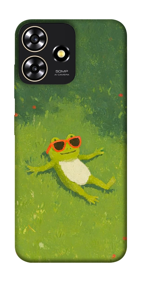 Чехол Лягушачий chill для ZTE Blade A73 4G