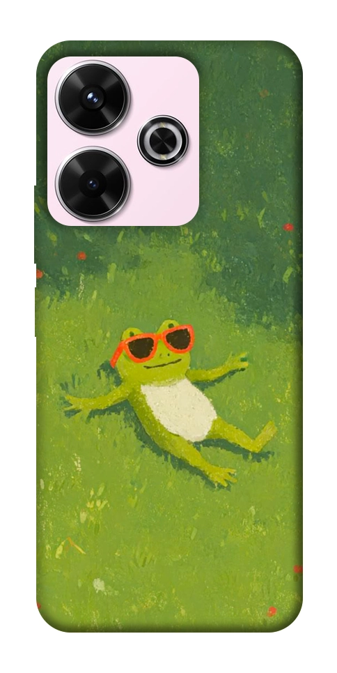 Чехол Лягушачий chill для Xiaomi Redmi 13 4G