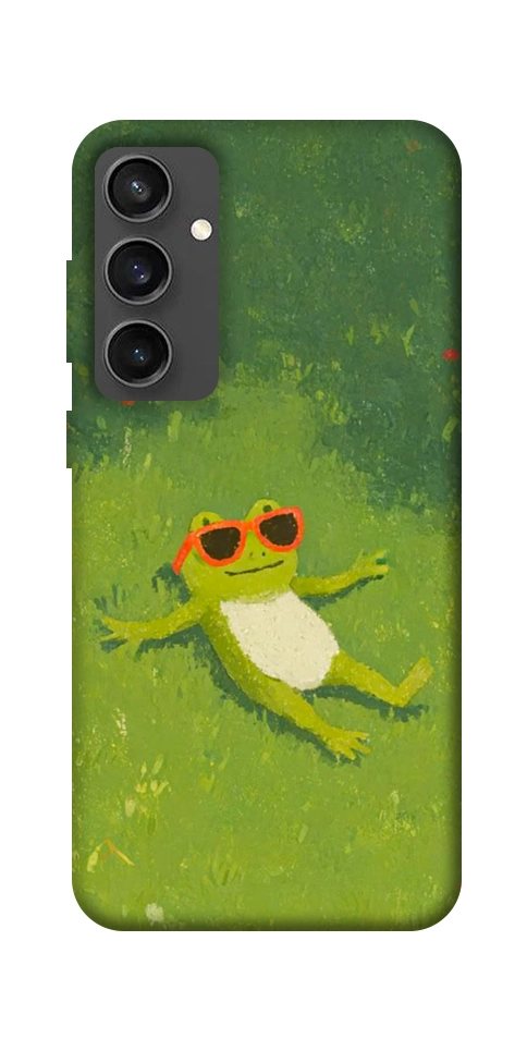 Чехол Лягушачий chill для Galaxy S24 FE