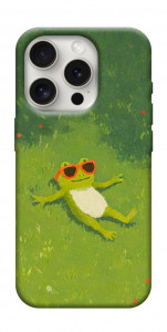 Чехол Лягушачий chill для iPhone 16 Pro Max