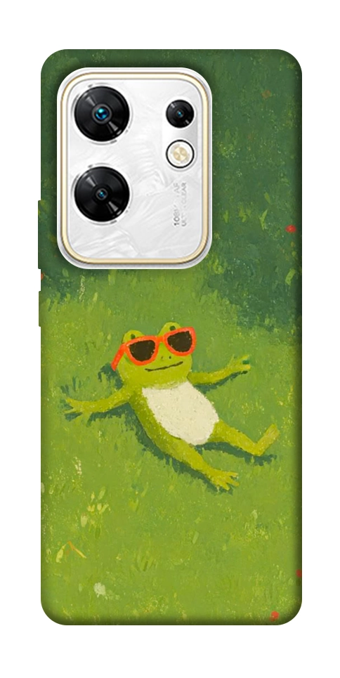 Чехол Лягушачий chill для Infinix Zero 30 4G