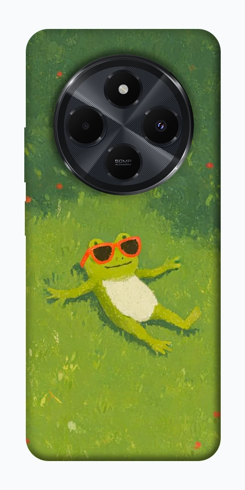 Чехол Лягушачий chill для Xiaomi Redmi 14C