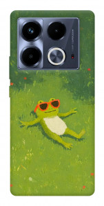 Чехол Лягушачий chill для Infinix Note 40 4G