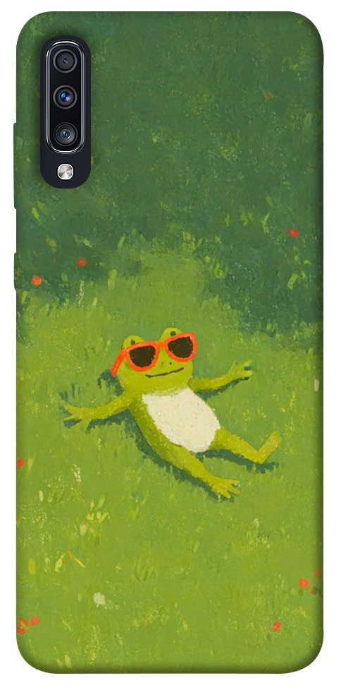 Чехол Лягушачий chill для Galaxy A70s