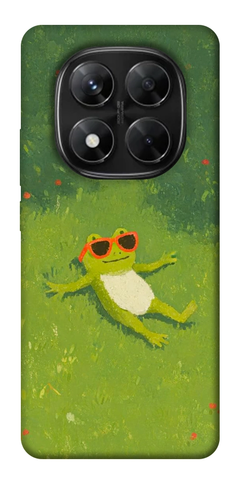 Чехол Лягушачий chill для Xiaomi Redmi Note 14 Pro 5G