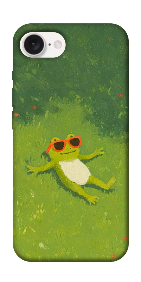 Чехол Лягушачий chill для iPhone 16e