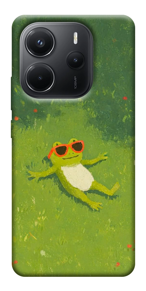 Чехол Лягушачий chill для Xiaomi Redmi Note 14 4G (Int. version)