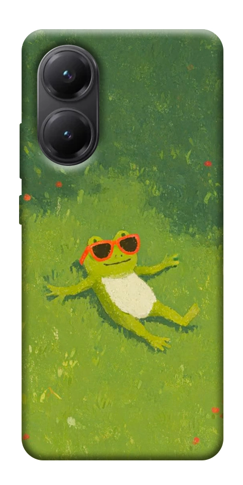 Чехол Лягушачий chill для Xiaomi Poco X7 Pro