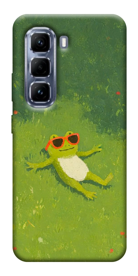 Чехол Лягушачий chill для Infinix Hot 50 Pro