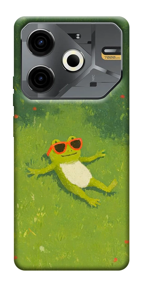 Чехол Лягушачий chill для TECNO Pova 6 Neo (LI6)