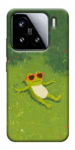 Чехол Лягушачий chill для Xiaomi 15