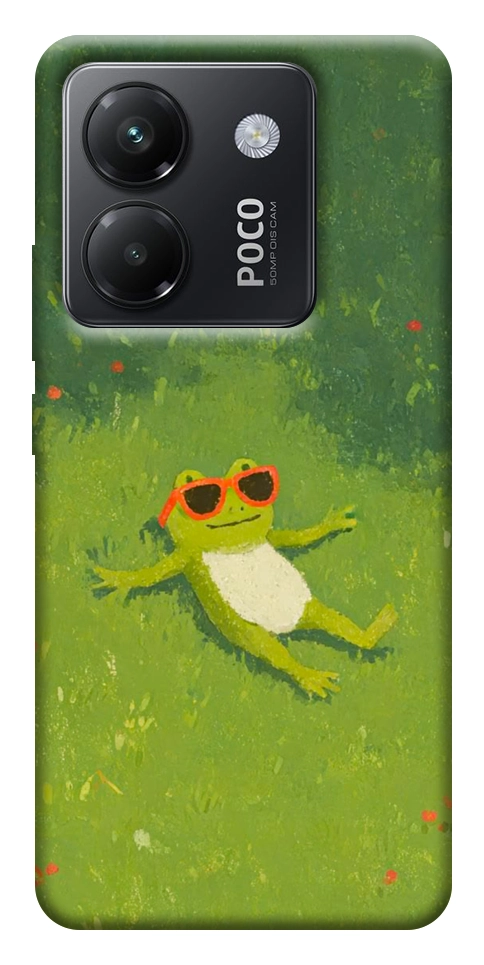 Чехол Лягушачий chill для Xiaomi Poco M7 Pro 5G