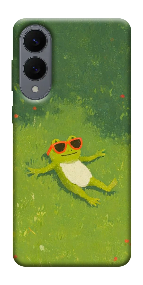 Чехол Лягушачий chill для Galaxy S25 Edge