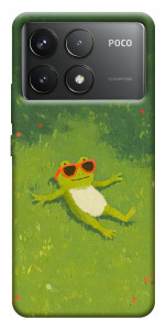 Чехол Лягушачий chill для Xiaomi Poco F6 Pro