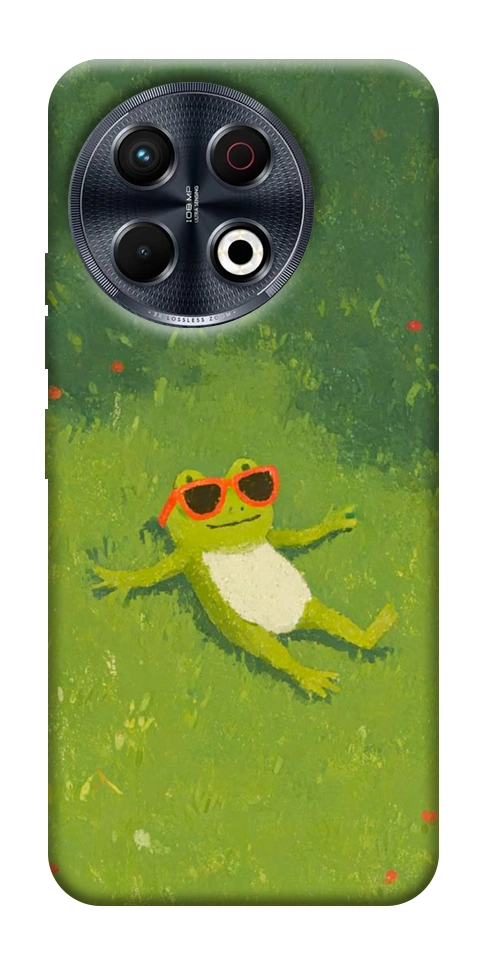 Чехол Лягушачий chill для TECNO Spark 30 Pro (KL7)