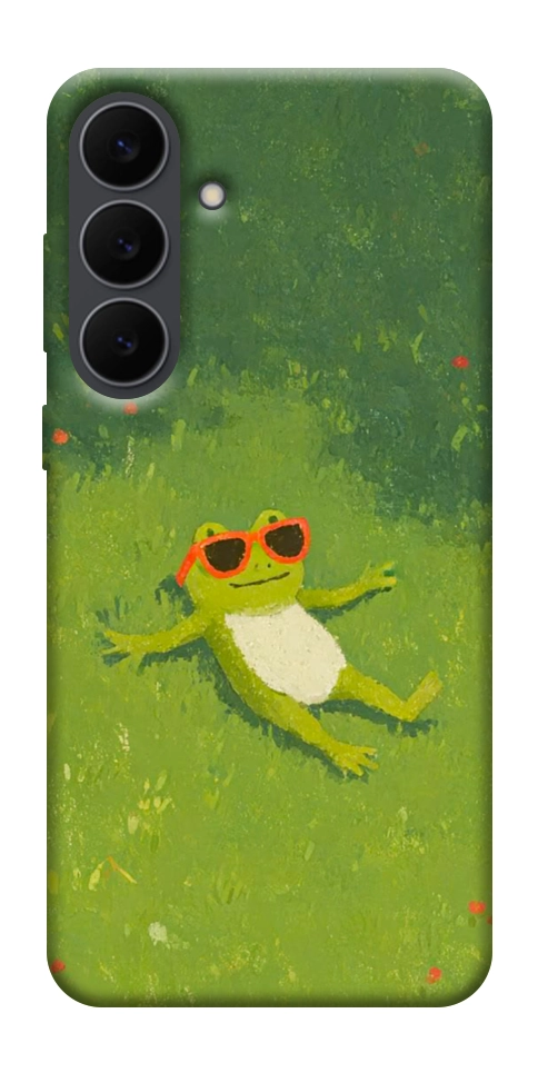 Чехол Лягушачий chill для Galaxy S25 FE