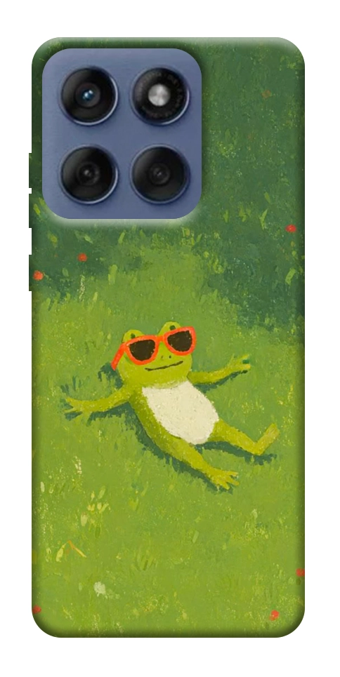 Чехол Лягушачий chill для Motorola Edge 60 Fusion