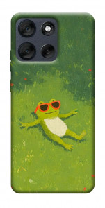 Чехол Лягушачий chill для Motorola Moto G56 5G