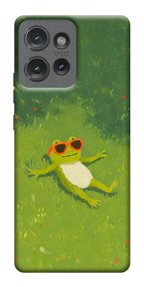 Чехол Лягушачий chill для Motorola Edge 50