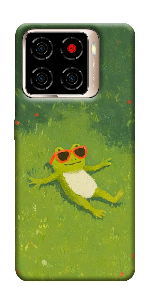 Чехол Лягушачий chill для ZTE Blade A56