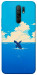 Чехол Whale view для Xiaomi Redmi 9