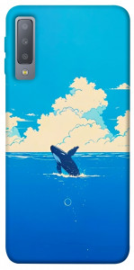 Чехол Whale view для Galaxy A7 (2018)