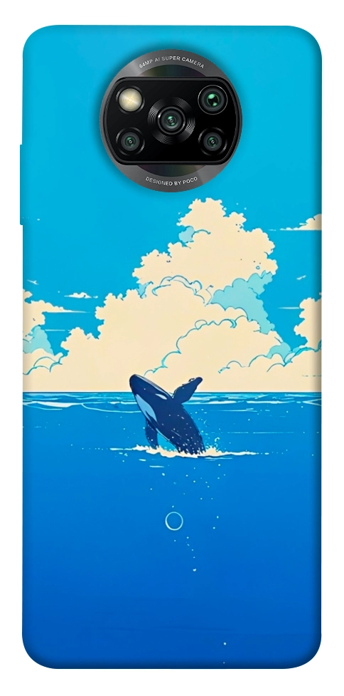 Чехол Whale view для Xiaomi Poco X3 NFC