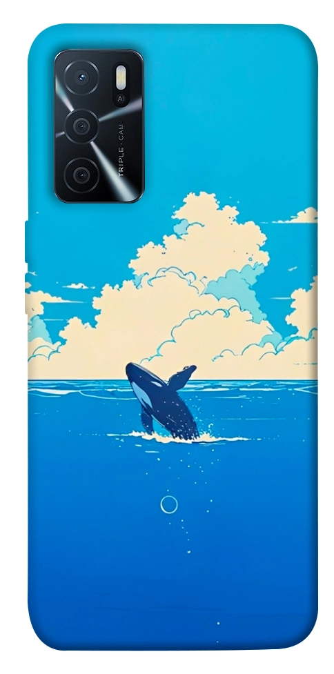 Чехол Whale view для Oppo A16