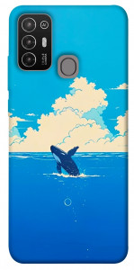 Чехол Whale view для ZTE Blade A52