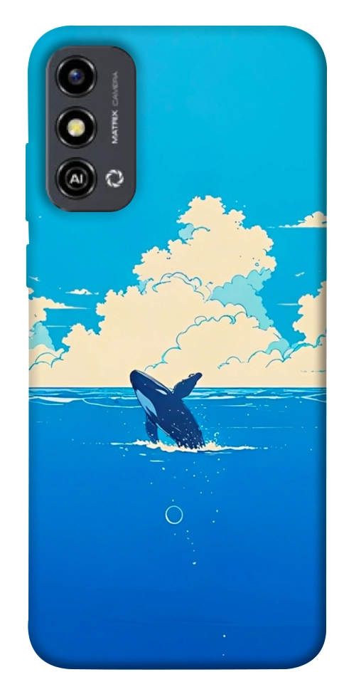 Чехол Whale view для ZTE Blade A53