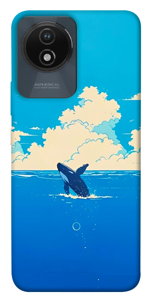 Чехол Whale view для Vivo Y02