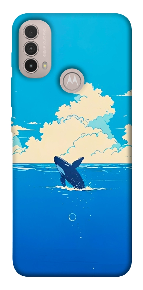 Чехол Whale view для Motorola Moto E30