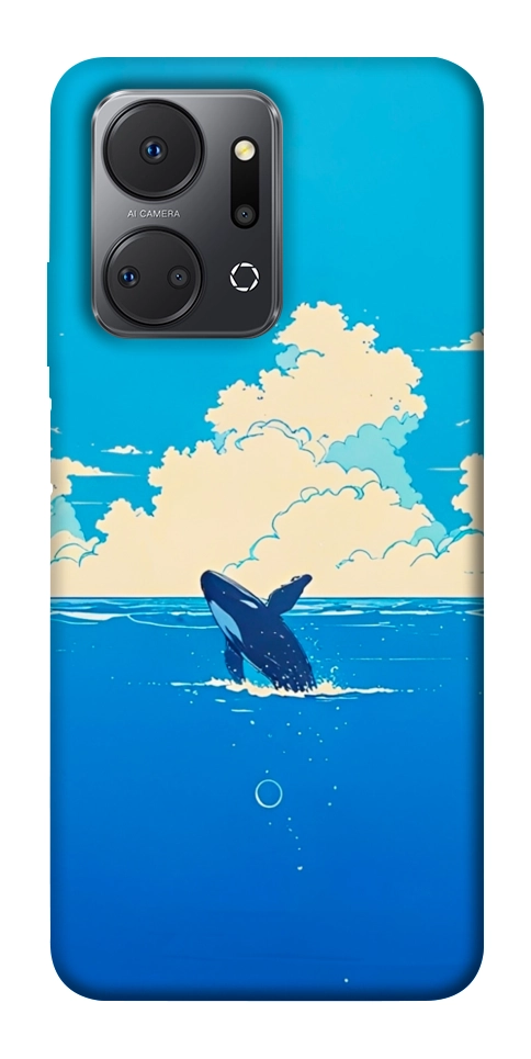 Чехол Whale view для Huawei Honor X7a