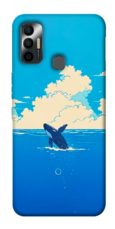 Чехол Whale view для TECNO Spark 7