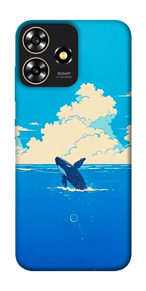 Чехол Whale view для ZTE Blade A73 4G