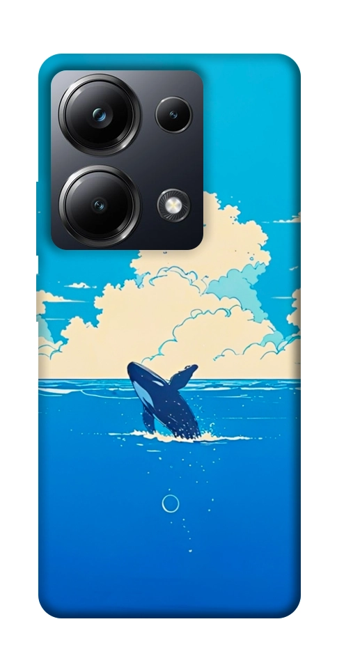 Чехол Whale view для Xiaomi Poco M6 Pro 4G