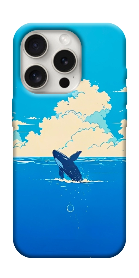 Чехол Whale view для iPhone 16 Pro