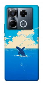 Чехол Whale view для Infinix Note 40 Pro 4G