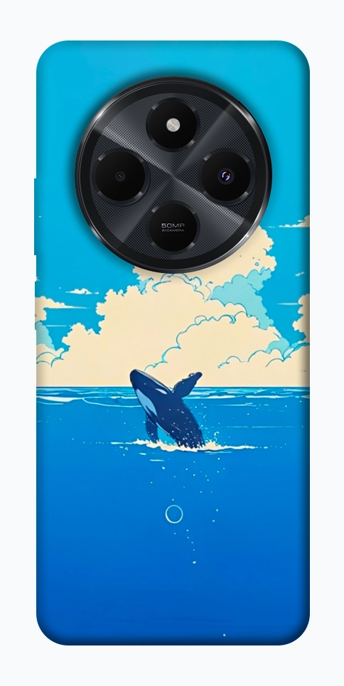 Чехол Whale view для Xiaomi Redmi 14C