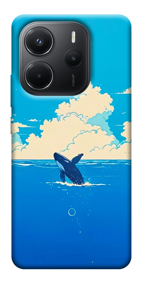 Чехол Whale view для Xiaomi Redmi Note 14 4G (Int. version)