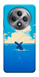 Чехол Whale view для Oppo Reno 12 F 4G