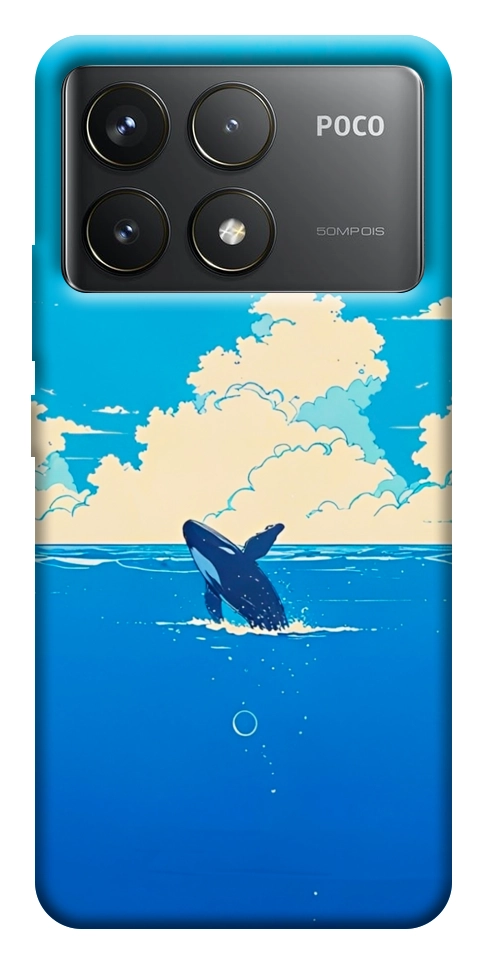 Чехол Whale view для Xiaomi Poco F6 Pro