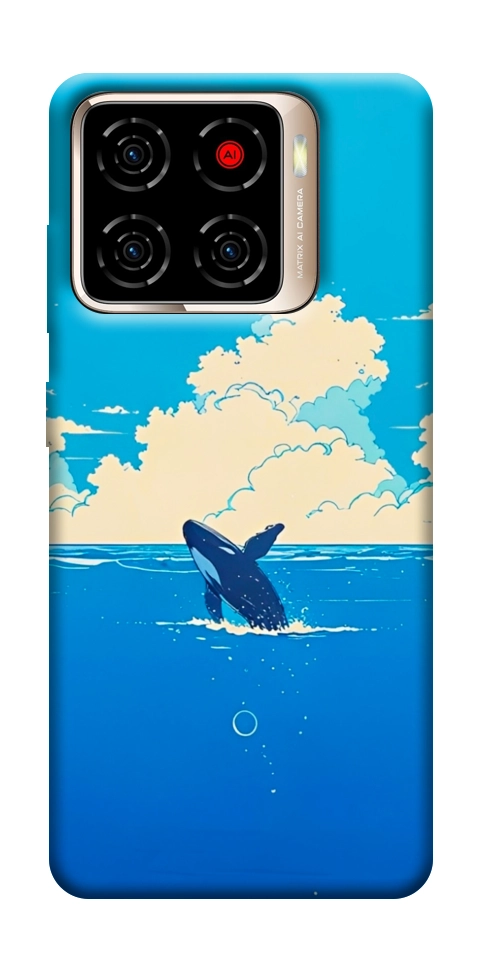 Чехол Whale view для ZTE Blade A56