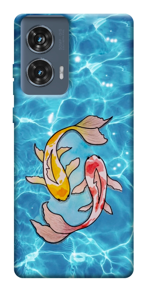 Чехол Koi fish для Motorola Edge 50 Fusion