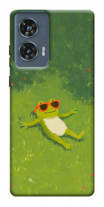 Чехол Лягушачий chill для Motorola Edge 50 Fusion