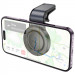 Купити Автотримач Hoco H59 Show ring magnetic (L air outlet) (Black / Metal gray) на vchehle.ua