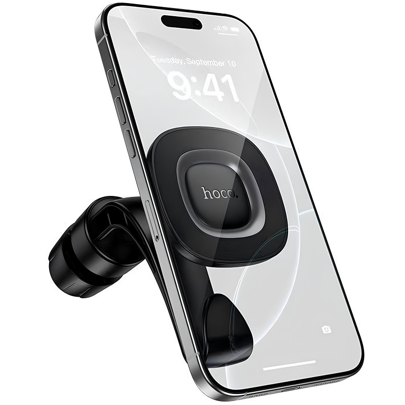 Заказать Автодержатель Hoco H99 Crown magnetic на подголовник (Black metal gray) на vchehle.ua